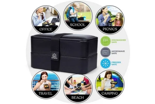 Umami® lunch box matt black