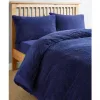 Supersoft Cuddle Fleece Duvet Set, Navy Blue