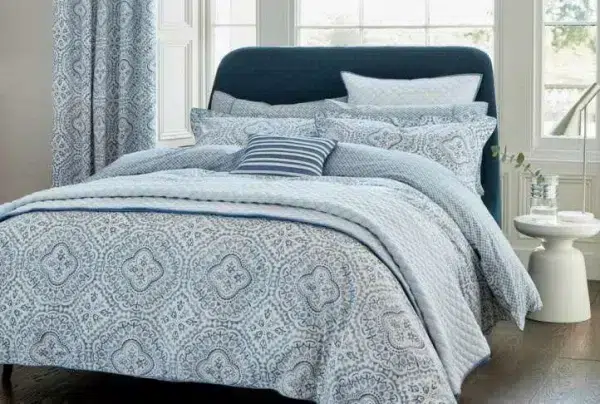 Bedeck of belfast eris bedding in cobalt