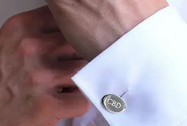 Standard silver oval cufflinks - image 3