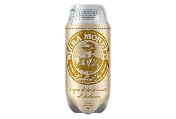 Birra moretti 2l sub keg, pub beer on tap at home