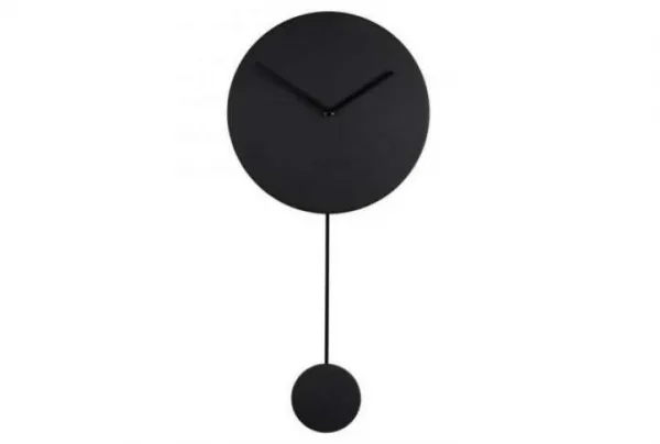 Zuiver clock minimal black