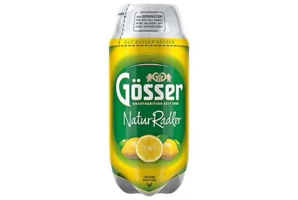 Gösser radler 2l sub keg, pub beer on tap at home