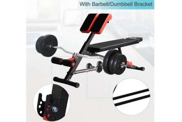 Multifunctional hyper workout bench, various exercises