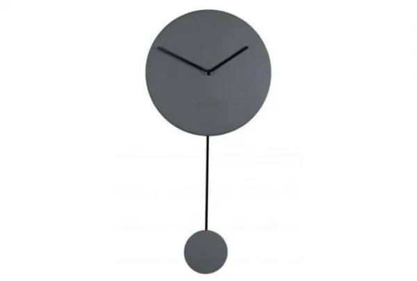 Zuiver clock minimal grey