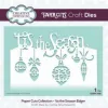 Deck The Halls Christmas Wording Die Cuts