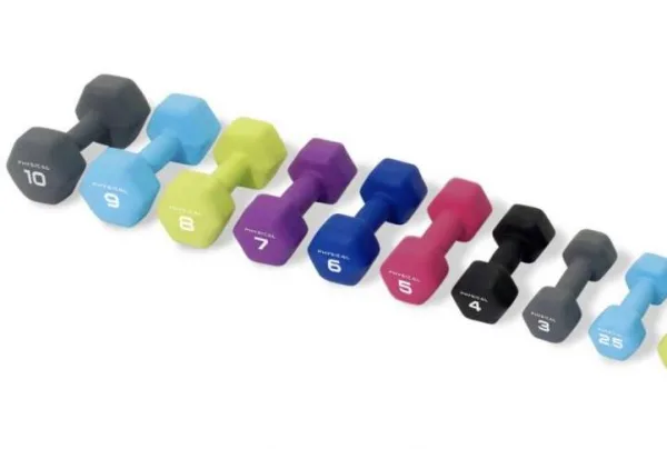 1. 0kg - neo-hex dumbbells, anti-roll & comfy x2