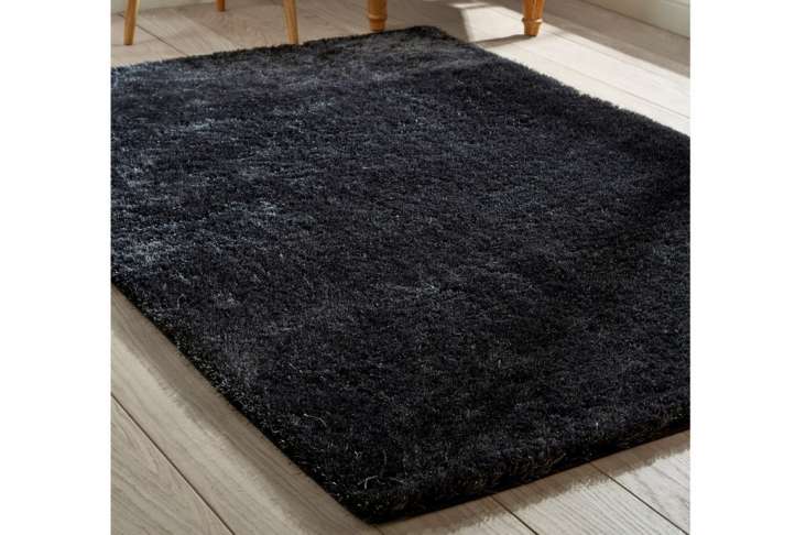 Shimmer rug, charcoal, 80 x 150cm Shimmer rug, charcoal, 80 x 150cm
