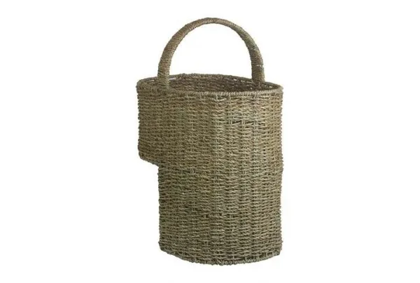 Stair basket, seagrass