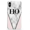 Personalised Pink & Grey Name iPhone XS Max Case