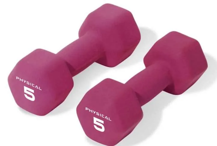 5. 0kg - neo-hex dumbbells, anti-roll & comfy x2 5. 0kg - neo-hex dumbbells, anti-roll & comfy x2