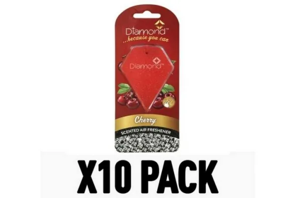 Cherry diamond car air freshener x 10