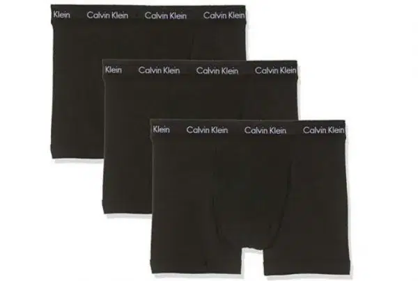 Calvin klein men's 3p trunk, pack of 3, black