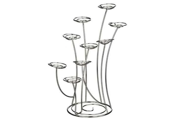 Chrome mince pie cake stand Chrome mince pie cake stand