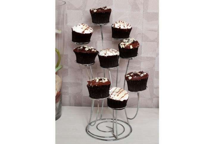 Chrome mince pie cake stand Chrome mince pie cake stand - image 2