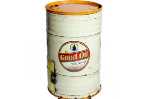 Good oil buddy barrel drinks cooler