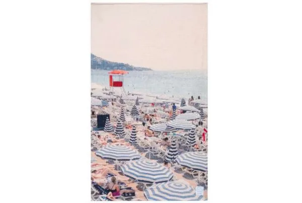 Large french riviera beach towel