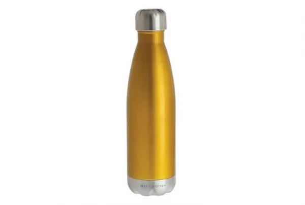 Yellow metal water bottle 500ml