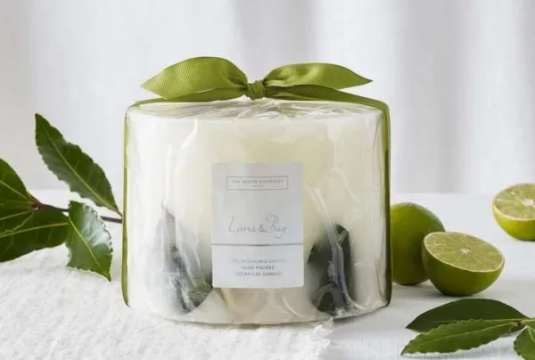 Large Lime & Bay Candle, 72 Hours