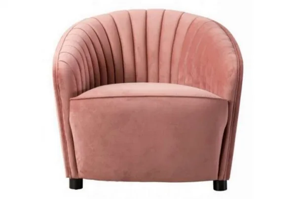 Alice hollywood armchair, blush pink