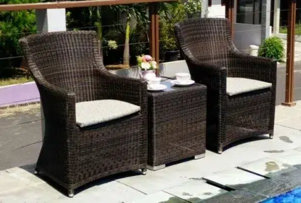 Seville duo rattan garden set