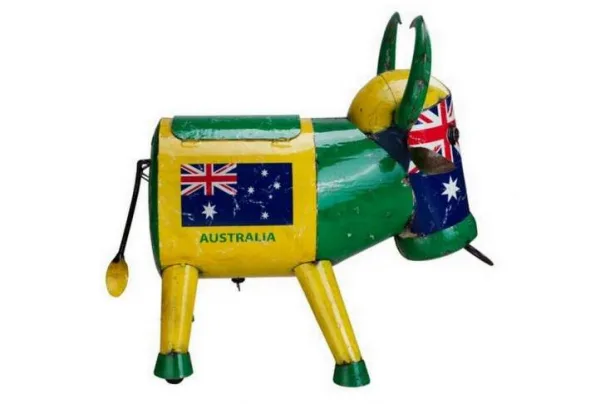 Bruce the bull australia themed drinks cooler - image 3