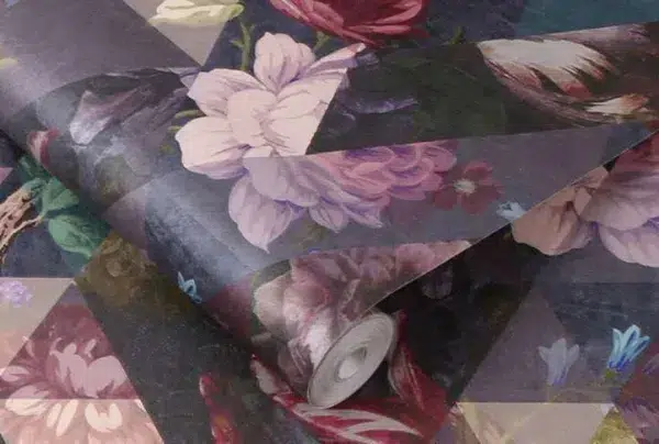 Timepiece Amethyst Wallpaper, 10 metres long
