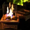 Tabletop Glass Fireplace