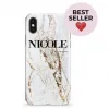 Personalised Cracked Marble Name iPhone XS Max Case