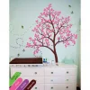 Polka Dot Tree and butterfly Wall Print