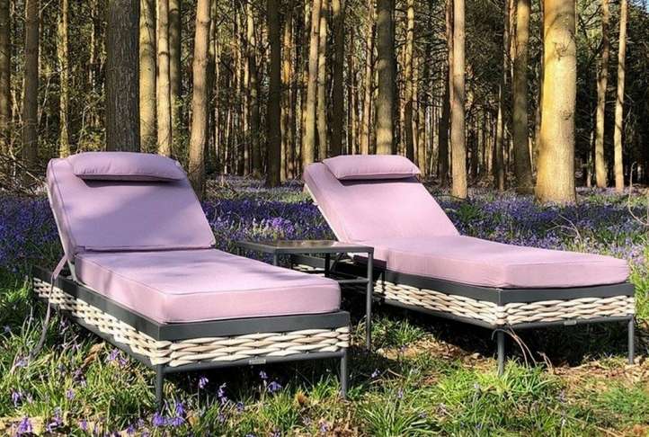 Tahiti rattan sun lounger set Tahiti rattan sun lounger set