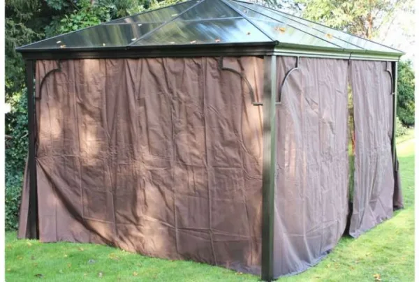 Four seasons gazebo with sides, 3m x 4. 3m