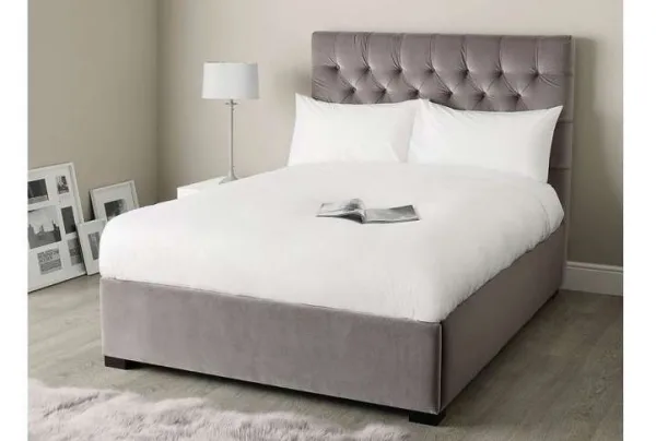 Richmond velvet bed, various sizes