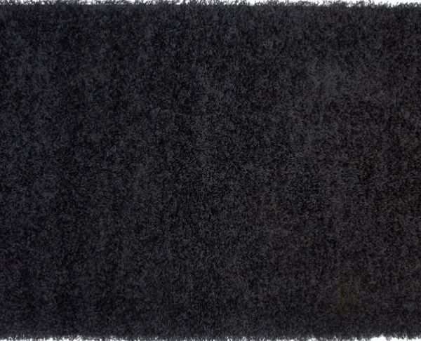 Black Thick Shaggy Rug