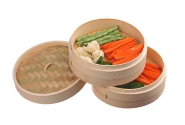 Two tier bamboo steamer - image 3