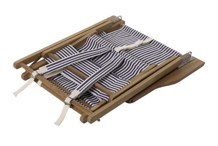 Navy stripe reclining deck chair Navy stripe reclining deck chair - image 3
