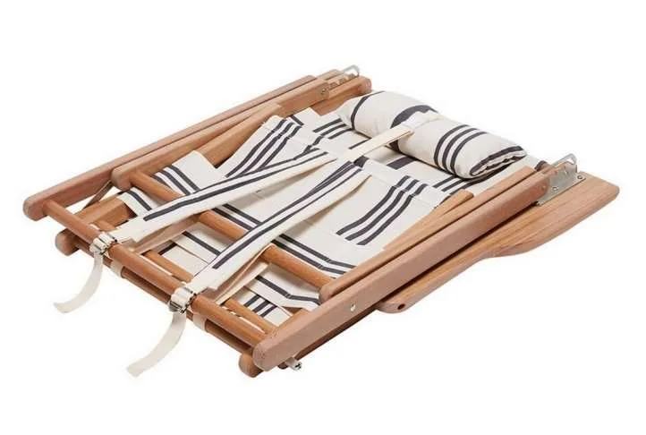 Black stripe reclining deck chair Black stripe reclining deck chair - image 3