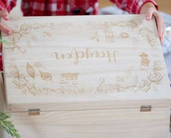 Personalised Wooden Christmas Eve Box
