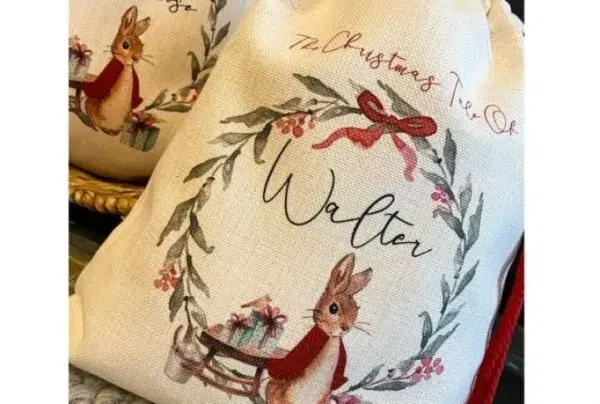 Personalised peter rabbit santa sack, various sizes - image 3