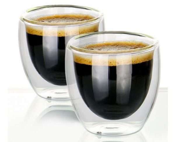 Double Walled Insulated Glasses x 2