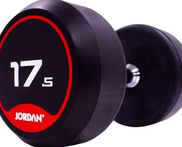 17.5kg Jordan Classic Round Dumbbells x 2