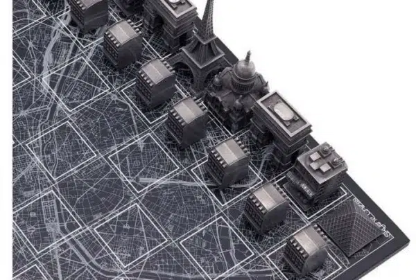 Paris skyline chess set, premium edition - image 3