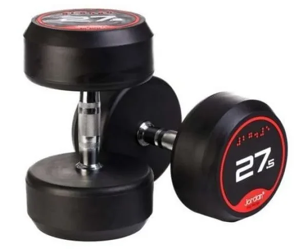 27.5kg Jordan Classic Round Dumbbells x 2