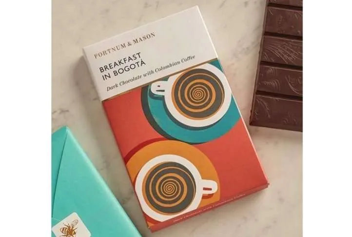 Colombian coffee chocolate bar, 75g Colombian coffee chocolate bar, 75g