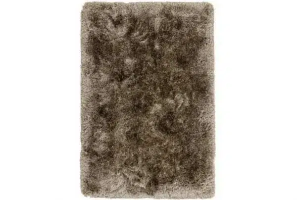 Taupe plush shaggy rug, various sizes