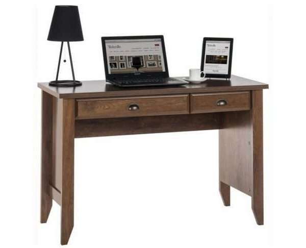 Augusta Home Office Laptop Desk In Oiled Oak