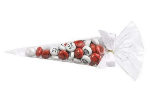Personalised small cone of m&ms, 40g x 20
