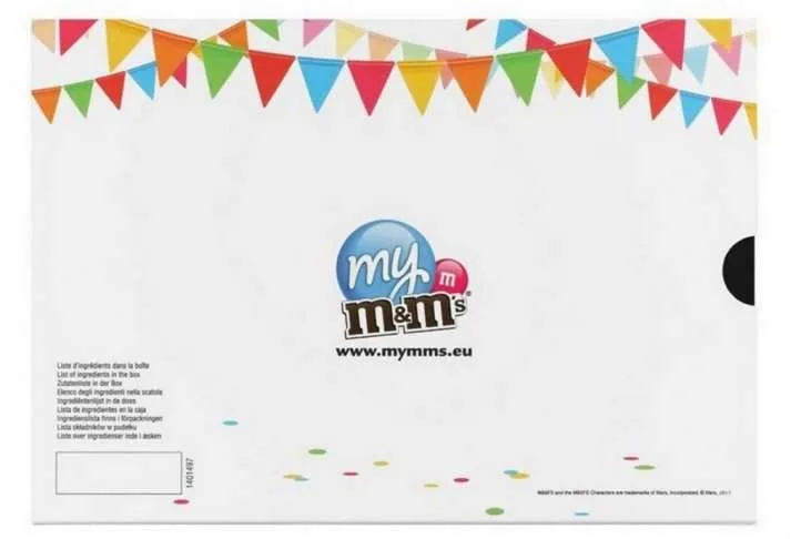 Personalised surprise gift box of m&ms, 400g Personalised surprise gift box of m&ms, 400g - image 3