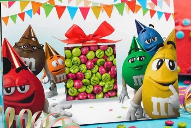 Personalised surprise gift box of m&ms, 400g Personalised surprise gift box of m&ms, 400g