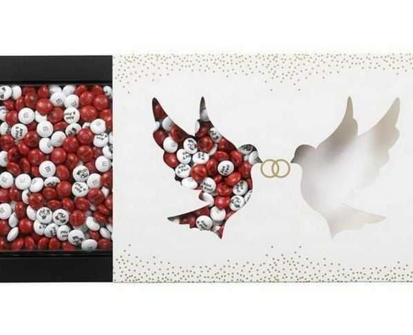 Alternative view of Personalised Wedding Gift Box of M&Ms, 400g